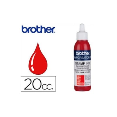 Tinta para Carimbos Brother SC-2000 - Vermelho