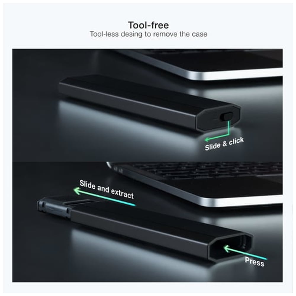 Caixa disco externo TooQ SHURA SSD M.2
