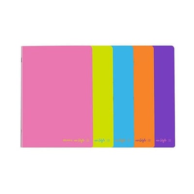 Cuaderno Grapado Neo:Style A4 60F Cuadriculado - Pack10