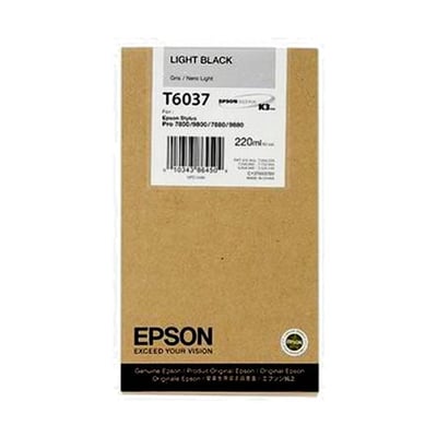 Cartucho de tinta Original Epson T6037 Gris
