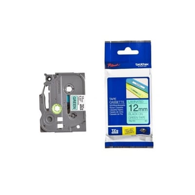 Fita Original Brother TZe731 Verde/Preto 12mm