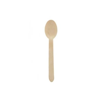Colheres de Sopa em Madeira 160mm - 100un