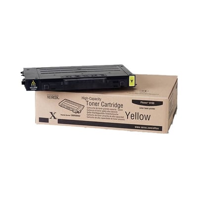 Toner Original Xerox Phaser 6100 Amarelo Alta Cap.