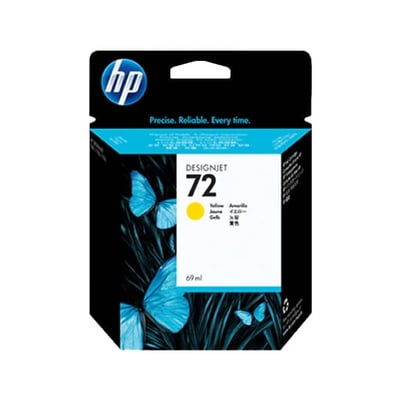 Cartucho de tinta Original HP 72 (C9400A) Amarillo (69ml)