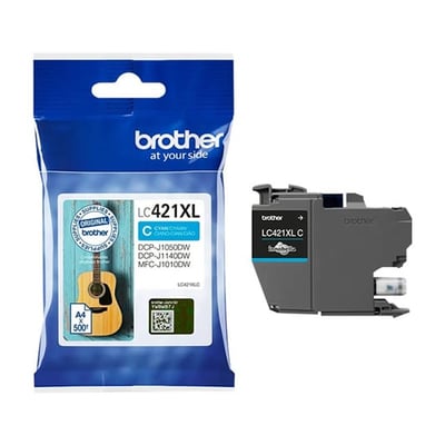 Cartucho de tinta Original Brother LC421 XL Cian