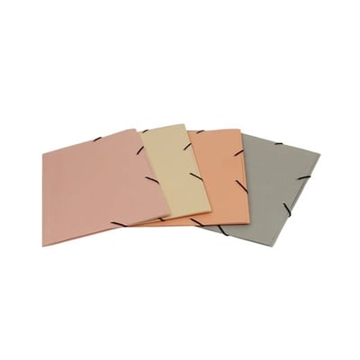 Funda de Cartulina con Gomas y Solapas A4 - pack 5