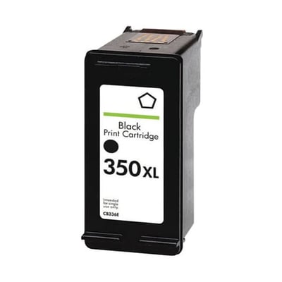 Cartucho de tinta reciclado HP 350 XL (CB336E) negro
