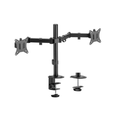 Soporte de Mesa Doble para Monitor 17"-32" 9Kg Rotación 360º