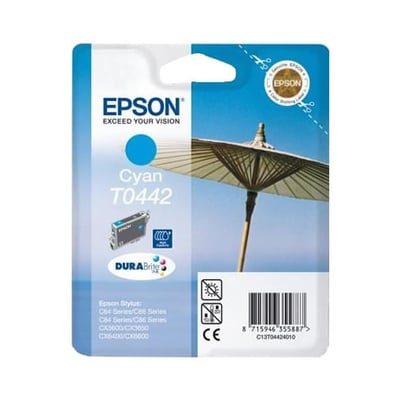 Cartucho de tinta Original Epson T0442 Cian Alta Cap.