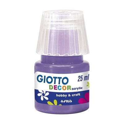 Tinta Acrílica Giotto Decor 25ml Violeta - Pack 6
