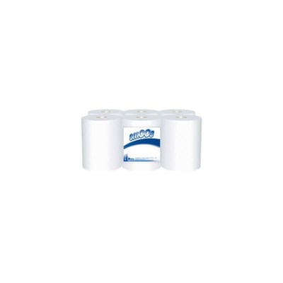 Toalha de Mãos Espiral Folha Dupla 20cm 175mt - 6u