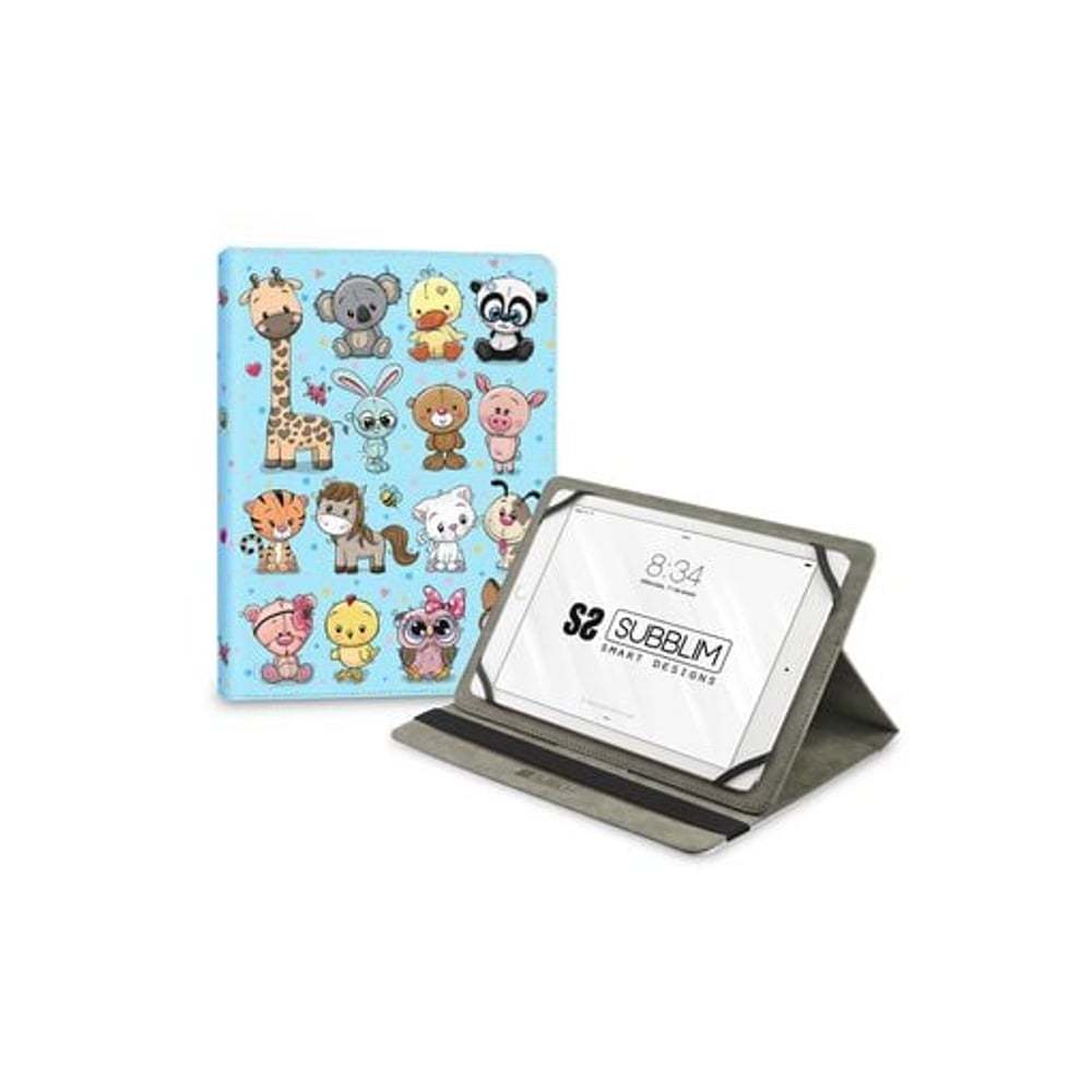Capa universal para tablet Subblim Trendy Case Animals 11"