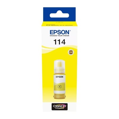 Tinteiro Original Epson EcoTank 114 Amarelo