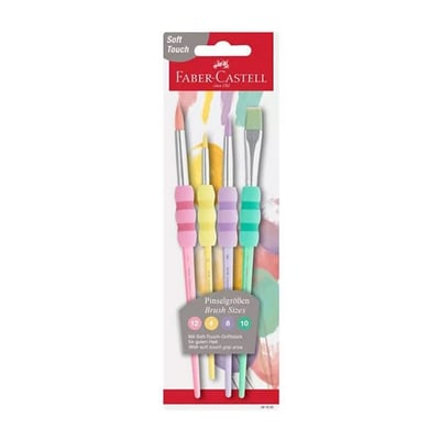Pincel Faber-Castell Soft Touch Pastel - 4un