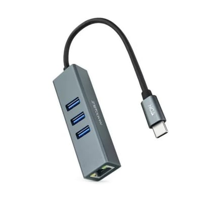 Hub USB 3.0 Tipo-C + Rede