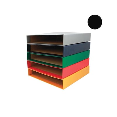 Caja de Cartón p/ Carpeta Arq. 310x290 L40 Negro Pack10