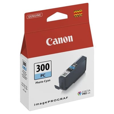 Cartucho de tinta Original Canon PFI-300 Cian Foto
