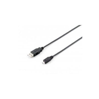 Cable USB 2.0 A/M a Micro USB Negro - 1mt