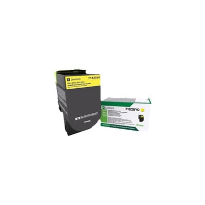 Toner Original Lexmark CS317/ CX317 Amarelo