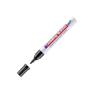Marcador Edding 8300 Negro - Cx 10un
