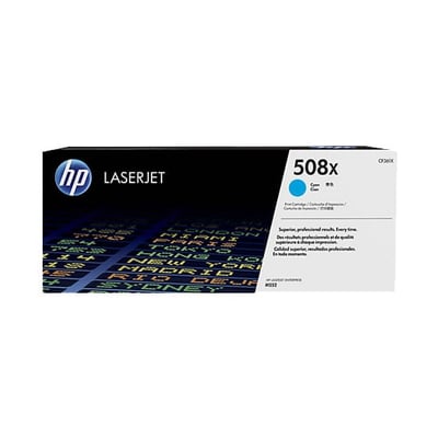 Toner Original HP Laserjet 508X M553 A.C. Ciano