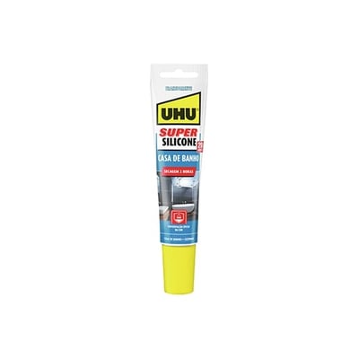 Super Silicone Casa de Banho Transp. UHU 150 ml