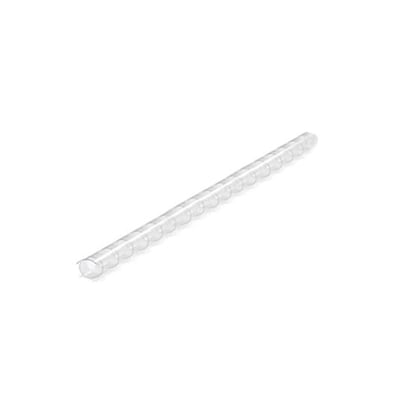 Argolas PVC Encadernar 12mm p/90fls cx100un Tranp.