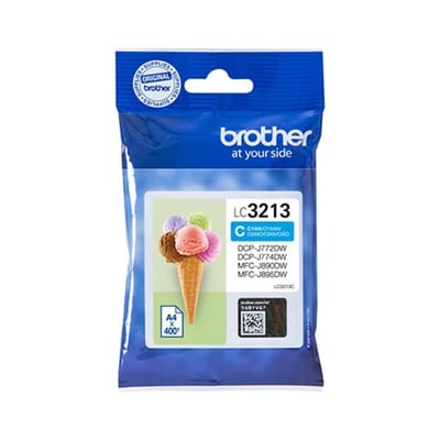 Tinteiro Original Brother LC3213 Ciano