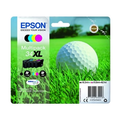 Cartucho de tinta Original Epson 34 XL Pack 4 Colores