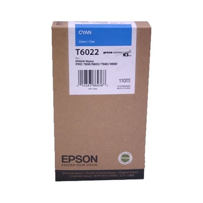 Cartucho de tinta Original Epson T6022 Cian