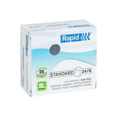 Grapas 24/6 Rapid Cx 5000un