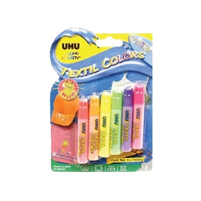 Marcador de Tela Glitter UHU Young Creativ