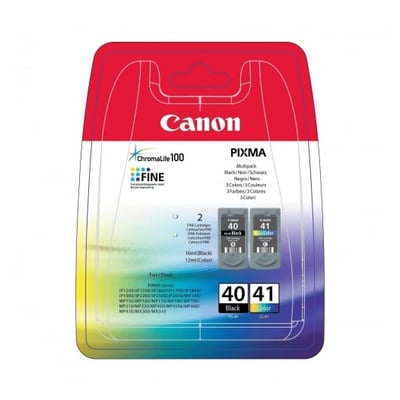 Pack de Tinteiros Originales Canon PG-40 y CL-41
