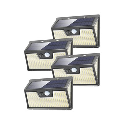 Luz solar com sensor de movimento - 4 unidades