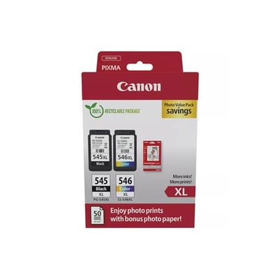 Cartucho de tinta Original Canon PG-545 XL + CL-546 XL