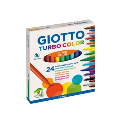 Marcador de fieltro Giotto con 24 unidades