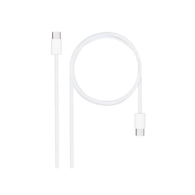 Cabo USB-C - USB-C 2.0 Branco 1mt