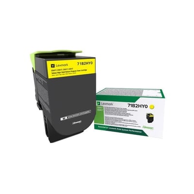 Toner Original Lexmark CS417/ CX417 Amarelo
