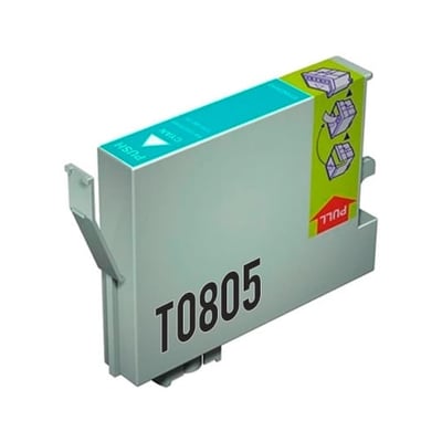 Tinteiro Compatível Epson T0805 Ciano Claro