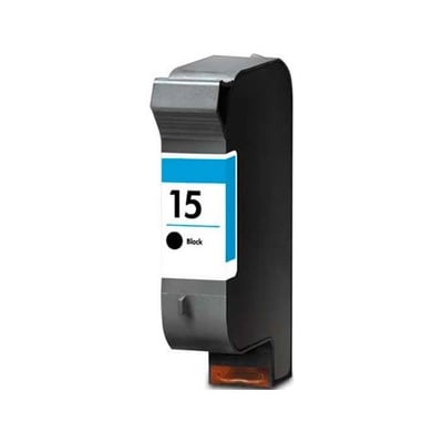 Cartucho de tinta reciclado HP 15 (C6615D) negro