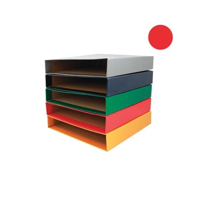 Caja de Cartón p/ Carpeta Archivo 310x290L60 Verm. 10un