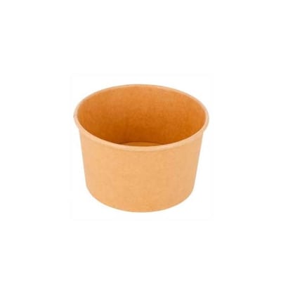 Copo de Papel Kraft para Gelado 240ml - 50un