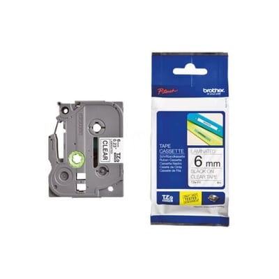Fita Original Brother TZE111 Transp./Preto 6mmx8m