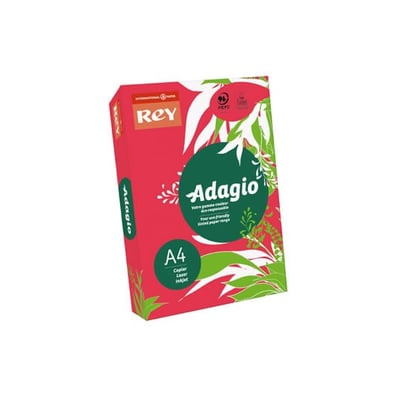 Papel Fotoc. Adagio A4 80gr Verm. Intenso 1x500f