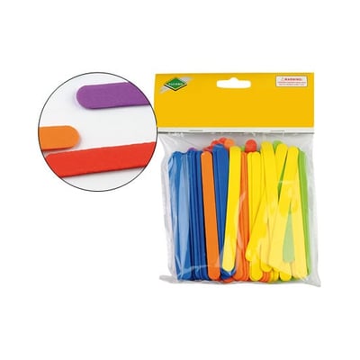 Palitos de Goma 11x1cm Colores Surtidos - 150un