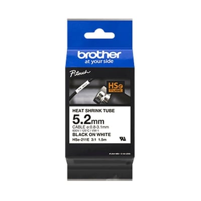 Fita Brother Tubo Termo Retrátil 5,2mmx1,5m