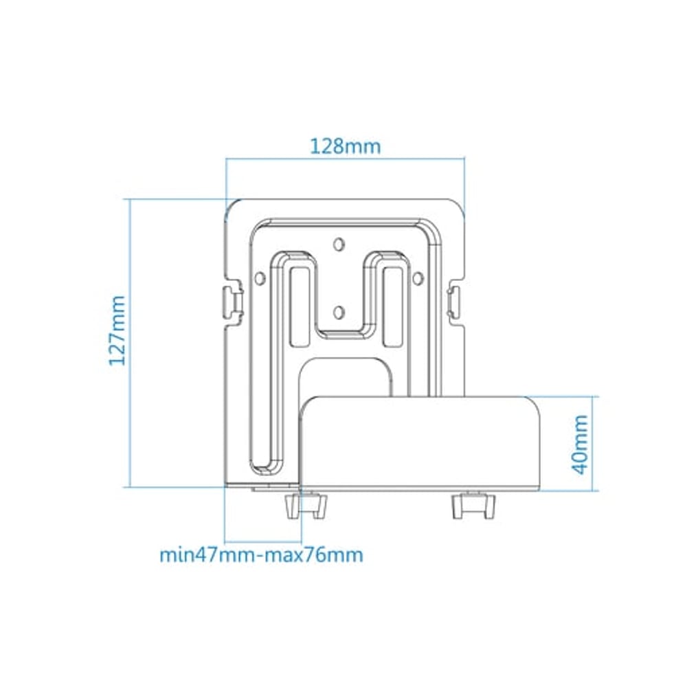 Suporte para CPU de parede TooQ TQMPM4776