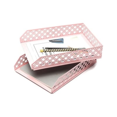 Tablero con 2 Cajones Color rosa