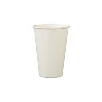 Copos de Papel 207ml Branco 100un - Pack 5