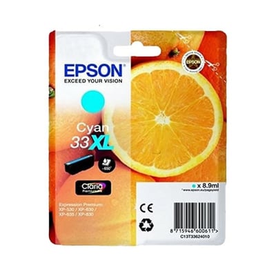 Cartucho de tinta Original Epson 33 XL Cian